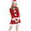 サンタ衣装 レディース クリスマス衣装 長袖 ワンピース サンタ コスプレ クリスマスパーティー衣装 サンタ衣装 1
