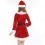 サンタ衣装 レディース クリスマス衣装 長袖 ワンピース サンタ コスプレ クリスマスパーティー衣装 サンタ衣装 3