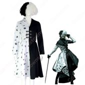 エステラ／クルエラ コスプレ衣装 『クルエラ』『101匹わんちゃん』 悪役クルエラ・ド・ヴィル cosplay 仮装 変装(ゲーム• アニメコスプレ衣装でおすすめの商品)