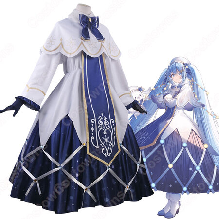 雪ミク 初音ミク 21衣装 ラビット ユキネ コスプレ衣装 Snow Miku 21 Cosplay Costowns