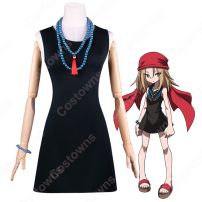 恐山アンナ (キョウヤマアンナ) コスプレ衣装 『シャーマンキング(SHAMAN KING)』 麻倉葉の嫁 cosplay 仮装 変装(シャーマンキング コスプレ衣装)
