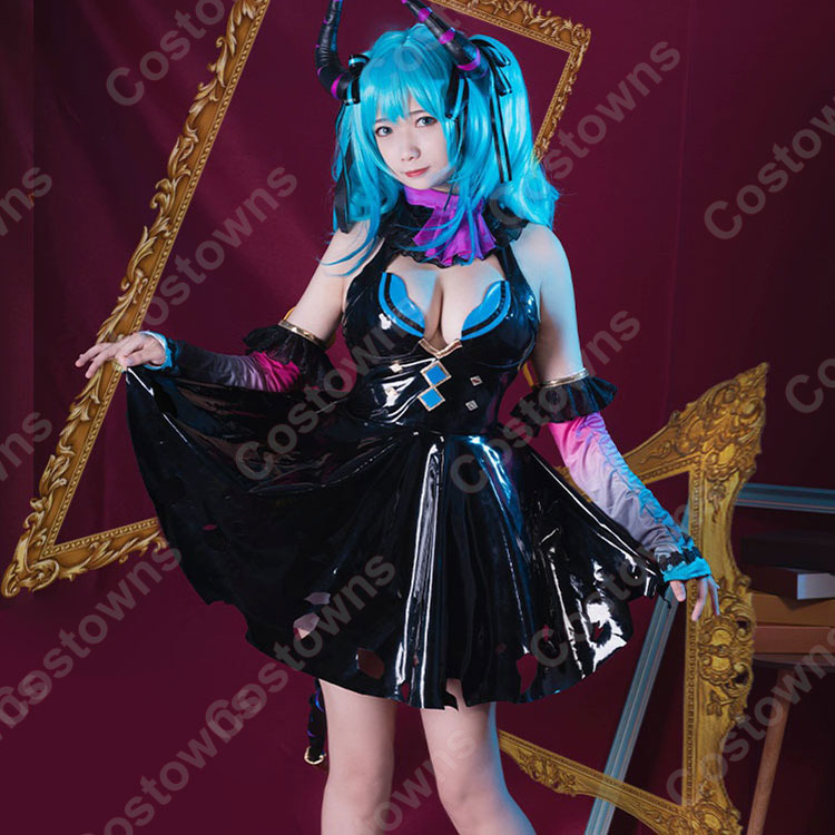 初音ミク、アリスコスプレワンピース 初音ミク（はつね ミク）Alice コスプレ衣装 cosplay 仮装 変装 - Costowns