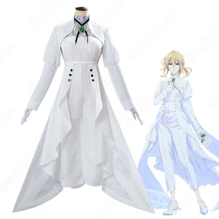 ヴァイオレット エヴァーガーデン コスプレ衣装 ヴァイオレット エヴァーガーデン 外伝 永遠と自動手記人形 燕尾服 Cosplay 仮装 変装 Costowns