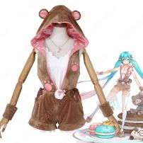 初音ミク クマビスケット コスプレ衣装 高能手办团 cosplay 仮装 変装(初音ミク コスプレ衣装)