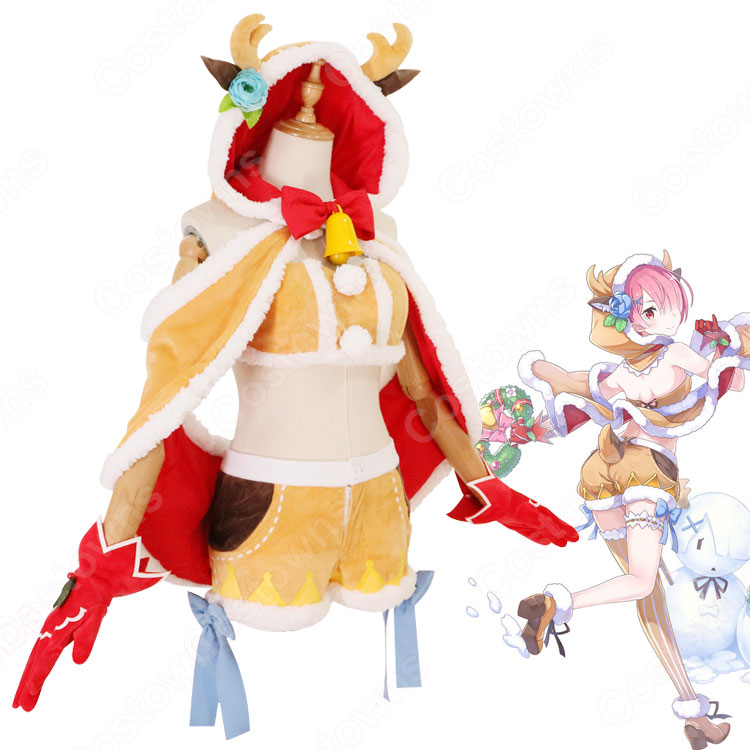 白猫プロジェクト×リゼロ ラム クリスマス衣装 コスプレ衣装『Re:ゼロ