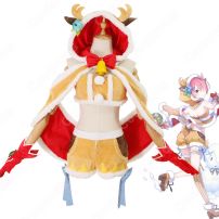 白猫プロジェクト×リゼロ ラム クリスマス衣装 コスプレ衣装『Re:ゼロから交わる白猫生活2』 cosplay 仮装 変装(Re:ゼロから始める異世界生活 コスプレ衣装)