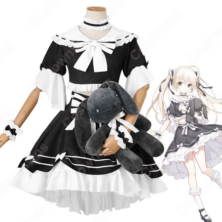 春日野穹 カスガノソラ エデン物語 コスプレ衣装 ヨスガノソラ かわいいロリータ制服 Lolita服 Cosplay 仮装 変装 Costowns