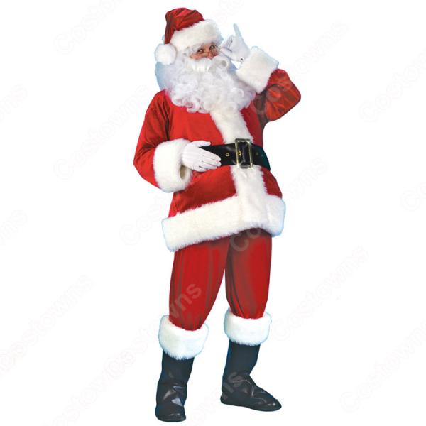 クリスマス サンタ衣装 サンタクロース コスプレ衣装 大人用元の画像