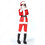 サンタクロース コスプレ衣装 レディース 長袖 上下セット コスチューム サンタクロース 仮装 変装 大人用 サンタ衣装 1