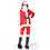 サンタクロース コスプレ衣装 レディース 長袖 上下セット コスチューム サンタクロース 仮装 変装 大人用 サンタ衣装 3