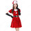 クリスマス コスプレ衣装 サンタ衣装 レディース ワンピース クリスマス衣装 赤 サンタ衣装 2