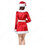 サンタ衣装 サンタクロース コスプレ衣装 レディース 長袖 ワンピース クリスマス衣装 サンタ テーマパーティー衣装 大人用 サンタ衣装 4