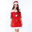サンタ衣装 クリスマス衣装 サンタクロース コスプレ衣装 レディース セクシー衣装 雪ポイント柄 ワンピース 大人用 サンタ衣装 2