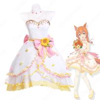 ウマ娘 花嫁マヤノトップガン コスプレ衣装 『ウマ娘 プリティーダービー』 花嫁衣装 cosplay 仮装 変装(ウマ娘 プリティーダービー コスプレ衣装)