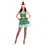 クリスマス エルフ コスプレ衣装 レディース セクシー グリーン ワンピース テーマパーティー装 大人用 サンタ衣装 1