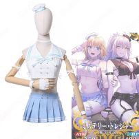 FGO ジャンヌ・ダルク ミステリー･トレジャー セーラー服 コスプレ衣装 『Fate/Grand Order 』 『虚数大海戦イマジナリ･スクランブル ～ノーチラス浮上せよ～』 cosplay 仮装 変装(FATEシリーズ コスプレ衣装)