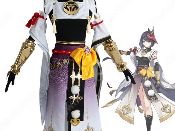 九条裟羅(くじょうさら) コスプレ衣装 『原神(げんしん)』 稲妻 天領奉行 cosplay 仮装 変装 - Costowns