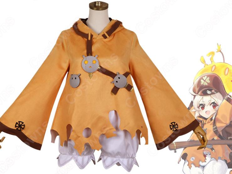 原神 クレー コスプレ衣装(Mサイズ)ウィッグ・鞄付き B9895