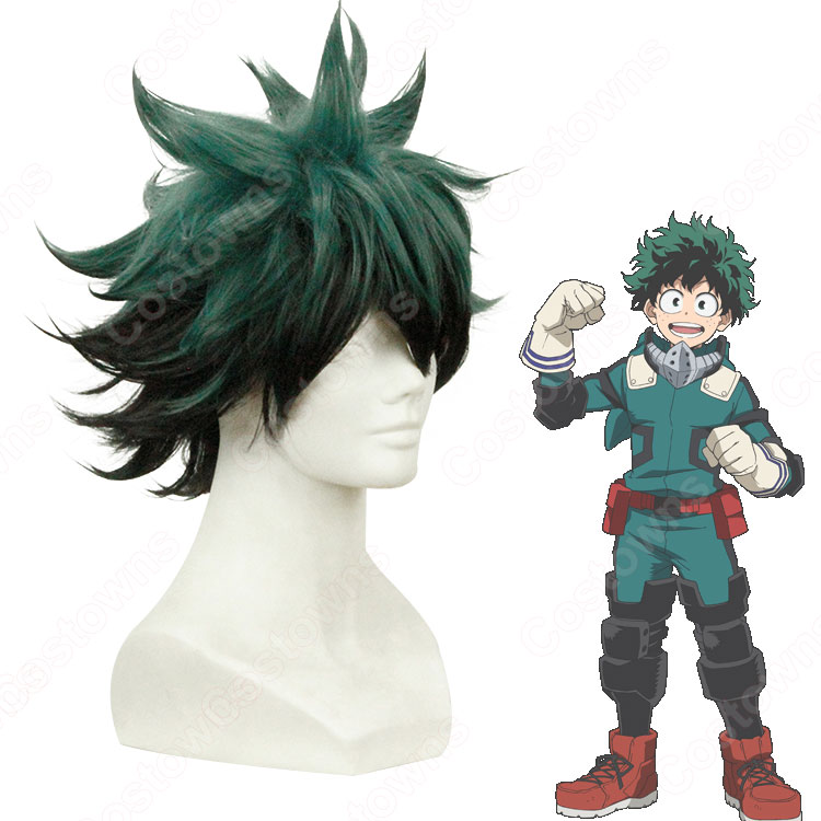 僕のヒーローアカデミア　緑谷出久　轟焦凍　ウィッグ　制服 Amazon.co.jp: 僕のヒーローアカデミア 緑谷出久 風 ウィッグ キャラ