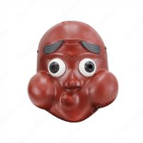 鋼鐵塚蛍(はがねづかほたる) 樹脂製 お面 仮面 『鬼滅の刃（きめつのやいば）』コスプレ小物・小道具 ハロウィンマスク(コスプレ小物・小道具)