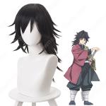 冨岡義勇（とみおかぎゆう） コスプレウィッグ 『鬼滅の刃（きめつのやいば）』 黒 耐熱かつら cosplay wig 通販