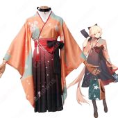 ドルフロ OTs-14 桜吹雪 浴衣 コスプレ衣装 『ドールズフロントライン(少女前線)』 朝顔と夕夢 着物 cosplay 仮装 変装(ゲーム• アニメコスプレ衣装でおすすめの商品)