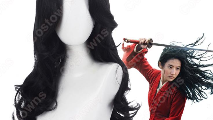 ムーラン風ウィッグ ムーラン コスプレウィッグ 『ムーラン／Mulan』 2020