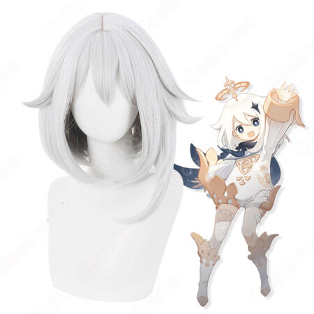 パイモン コスプレウィッグ 『原神(げんしん)』 耐熱かつら cosplay wig 通販 - Costowns
