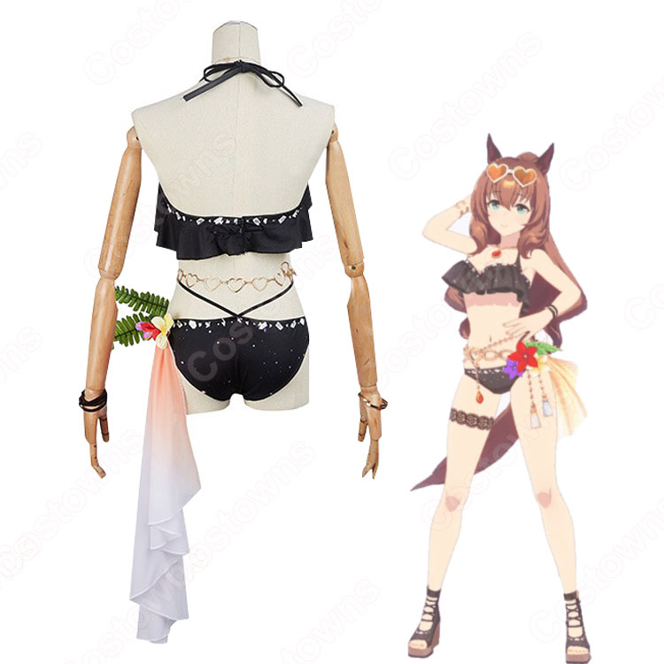 ウマ娘 マルゼンスキー 水着 コスプレ衣装 ウィッグ付き 難アリ欠品あり ウマ娘 マルゼンスキー 水着 コスプレ衣装 ウィッグ付き 難アリ欠品