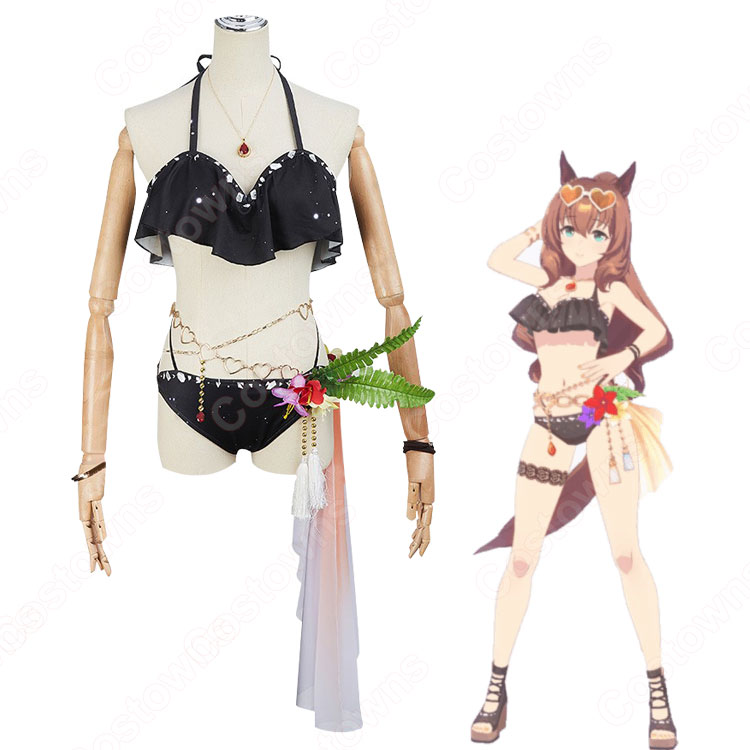 ウマ娘 マルゼンスキー 水着 コスプレ衣装 ウィッグ付き 難アリ欠品あり e2f792a82d7b4c628878a5512760be