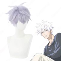 呪術 五条悟（ごじょうさとる） 普通タイプ コスプレウィッグ 『呪術廻戦』（じゅじゅつかいせん） 耐熱かつら cosplay wig 通販(コスプレウィッグ)