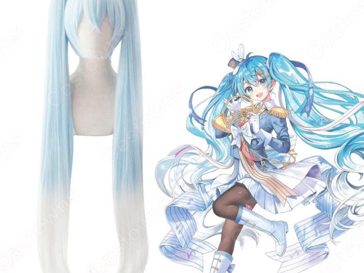 雪ミク（初音ミク） 2020 コスプレウィッグ 『SNOW MIKU 2020』 耐熱