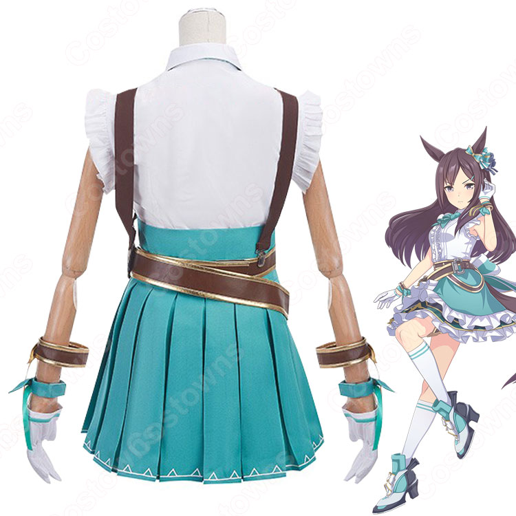 【フルセット】メジロドーベル(原案) コスプレ衣装＋靴＋ウィッグ＋尻尾 38ed28c54a0643b0acf2010b468810