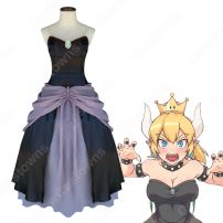 スーパーマリオ クッパ姫（くっぱひめ） コスプレ衣装 『スーパーマリオブラザーズ』 cosplay 仮装 変装(コスプレ)