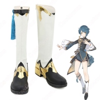 行秋(ゆくあき) コスプレ靴『原神(げんしん)』 コスプレ シューズ/ブーツ コスプレ用 道具 男女兼用(202×202)