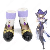 リサ・ミンツ コスプレ靴『原神(げんしん)』 コスプレ シューズ コスプレ用 道具 男女兼用(コスプレ ブーツ（靴）)