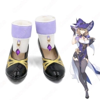 リサ・ミンツ コスプレ靴『原神(げんしん)』 コスプレ シューズ コスプレ用 道具 男女兼用(202×202)