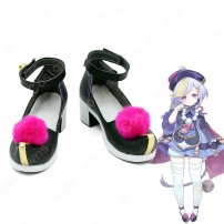七七（ナナ） コスプレ靴『原神(げんしん)』 コスプレ シューズ/ハイヒール コスプレ用 道具 男女兼用(202×202)