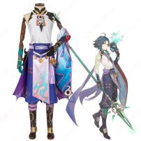 魈（ショウ） コスプレ衣装 『原神(げんしん)』 護法夜叉 cosplay 仮装 変装(原神 コスプレ衣装)