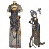 洛天依（ルォ・テンイ）金糸雀チャイナドレス コスプレ衣装(ゲーム• アニメコスプレ衣装でおすすめの商品)
