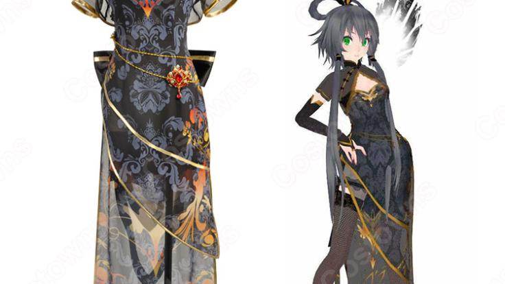 洛天依 ルオ•テンイ チャイナドレス　　　サイン箔押し キラカード 洛天依 ルオ•テンイ チャイナドレス サイン箔押し キラカード
