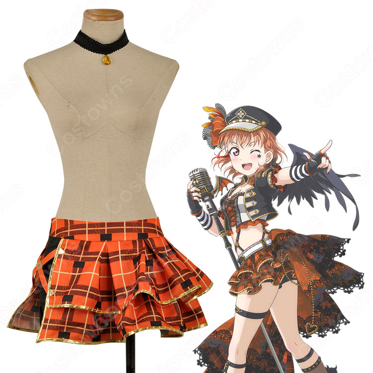 【ウィッグ付き】ラブライブ 国木田花丸 パンクロック編覚醒後 コスプレ 衣装 ウィッグ付き】ラブライブ 国木田花丸 パンクロック編覚醒後 コスプレ 衣装