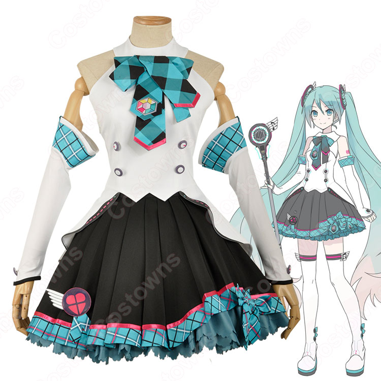 あ*読様 マジカルミライ2017 初音ミク コスプレ衣装　フルセット fef9571493464400af01e3958fc178