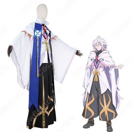 Fgo キャスター マーリン コスプレ衣装 Fate Grand Order フェイト グランドオーダー 花の魔術師マーリン Cosplay 仮装 変装 Costowns