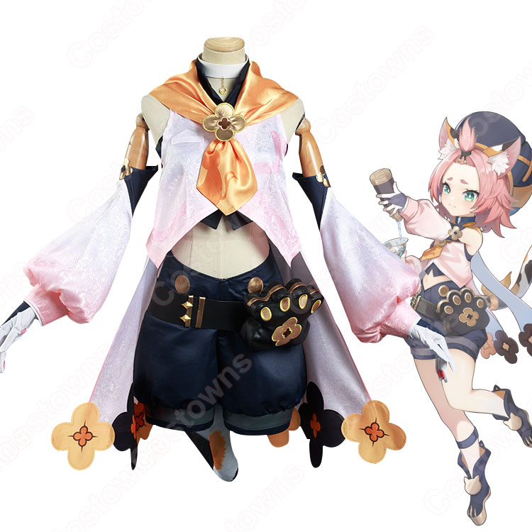 原神 ディオナ コスプレ フルセット ディオナ（Diona） コスプレ衣装 『原神（げんしん）』 cosplay 仮装