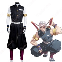 音柱 宇髄天元（うずいてんげん） 隊服 コスプレ衣装 『鬼滅の刃』（きめつのやいば） 遊郭編 cosplay 仮装 変装(202×202)