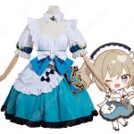 原神 バーバラ・ペイジ メイド服 コスプレ衣装 『原神×SWEETS PARADISE -そよ風の饗宴-』 ワンピース cosplay 仮装 変装