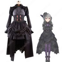 デレステ 運命の待ち人 神崎蘭子（かんざきらんこ） コスプレ衣装 『アイドルマスター シンデレラガールズ スターライトステージ』 cosplay 仮装 変装(アイドルマスター コスプレ衣装)