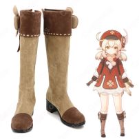 クレー（Klee ） コスプレ靴『原神(げんしん)』 コスプレ シューズ/ブーツ コスプレ用 道具 男女兼用(コスプレ ブーツ（靴）)