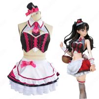 遠坂凛（とおさかりん） バレンタイン ストリート・チョコメイド コスプレ衣装 『Fate/stay night』（フェイト・ステイナイト） cosplay 仮装 変装(FATEシリーズ コスプレ衣装)
